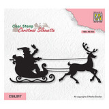 Nellie Snellen Clear Stamp Ho Ho Santaclaus (CSIL017)