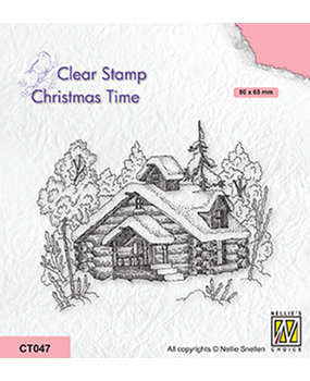 Nellie Snellen Clear Stamp Snowy Winter Scene (CT047) Nellie Snellen Clear Stamp Snowy Winter Scene (CT047)