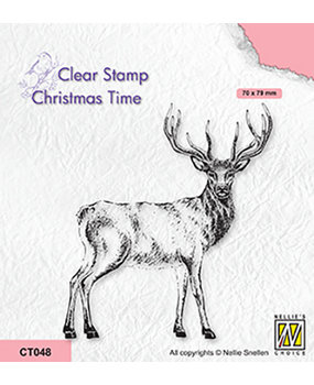 Nellie Snellen Clear Stamp Deer (CT048) Nellie Snellen Clear Stamp Deer (CT048)