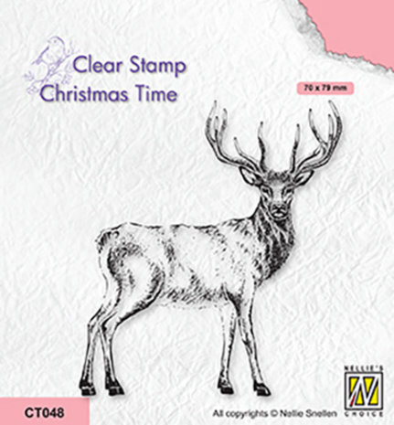 Nellie Snellen Clear Stamp Deer (CT048) Nellie Snellen Clear Stamp Deer (CT048)