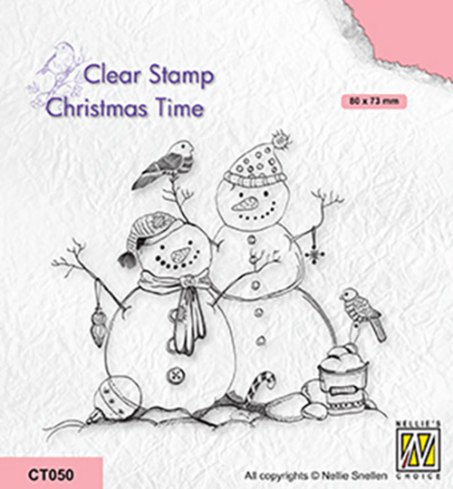 Nellie Snellen Clear Stamp Snowmen (CT050) Nellie Snellen Clear Stamp Snowmen (CT050)