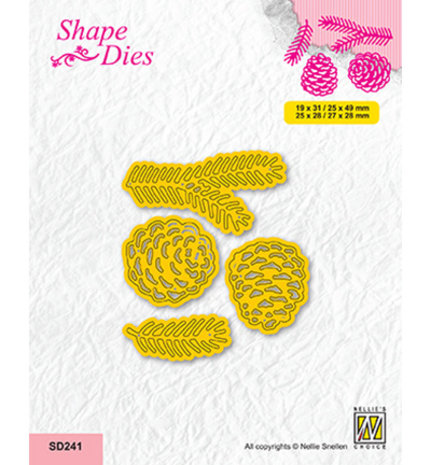 Nellie Snellen Snijmal Pine Cones (SD241)