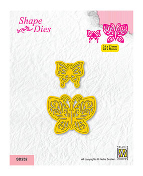 Nellie Snellen Snijmal Two Butterflies 2 (SD252)