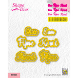 Nellie Snellen Snijmal Een Fijne Kerst (SD260)