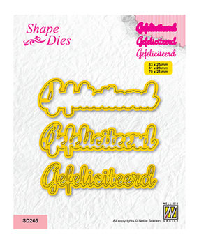 Nellie Snellen Snijmal Gefeliciteerd (SD265)