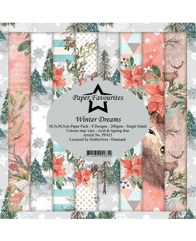 Paper Favourites Winter Dreams 12x12 Inch Paper Pack (PF415) Paper Favourites Winter Dreams 12x12 Inch Paper Pack (PF415)