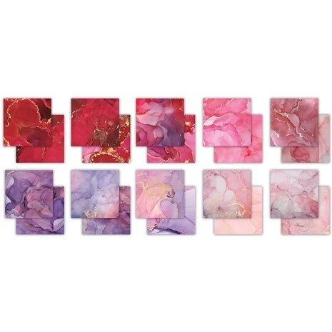 Craft Consortium Essential Craft Papers 12x12 Inch Paper Pad Ink Drops Rose (CCEPAD022) Craft Consortium Essential Craft Papers 12x12 Inch Paper Pad Ink Drops Rose (CCEPAD022)