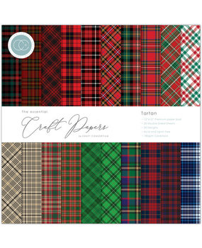 Craft Consortium Essential Craft Papers 12x12 Inch Paper Pad Tartan (CCEPAD023) Craft Consortium Essential Craft Papers 12x12 Inch Paper Pad Tartan (CCEPAD023)