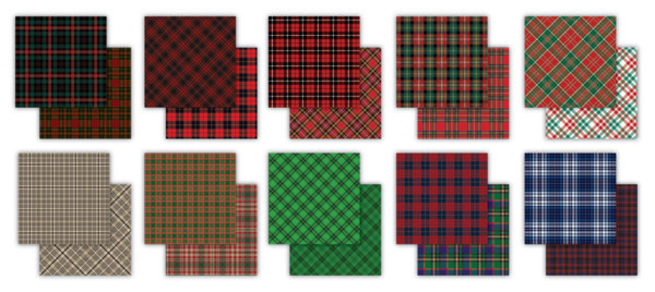 Craft Consortium Essential Craft Papers 12x12 Inch Paper Pad Tartan (CCEPAD023) Craft Consortium Essential Craft Papers 12x12 Inch Paper Pad Tartan (CCEPAD023)