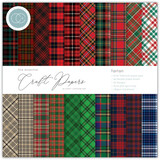 Craft Consortium Essential Craft Papers 6x6 Inch Paper Pad Tartan (CCEPAD023B)