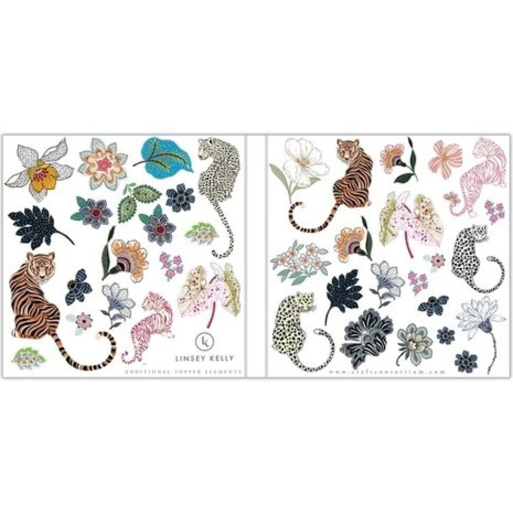 Craft Consortium Enchanted Jungle 6x6 Inch Paper Pad (CCPPAD036B) Craft Consortium Enchanted Jungle 6x6 Inch Paper Pad (CCPPAD036B)