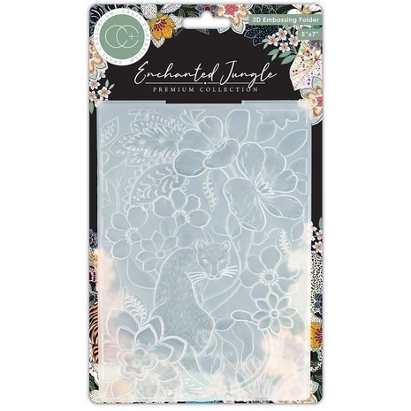 Craft Consortium Enchanted Jungle 3D Embossing Folder (CCEMBS001) Craft Consortium Enchanted Jungle 3D Embossing Folder (CCEMBS001)