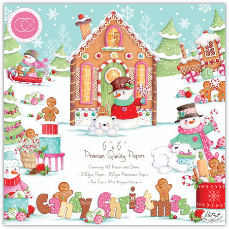Craft Consortium Candy Christmas 6x6 Inch Paper Pad (CCPPAD037B) Craft Consortium Candy Christmas 6x6 Inch Paper Pad (CCPPAD037B)
