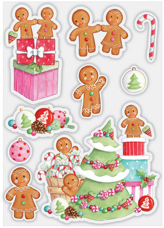 Craft Consortium Candy Christmas Clear Stamps Decorate (CCSTMP081) Craft Consortium Candy Christmas Clear Stamps Decorate (CCSTMP081)