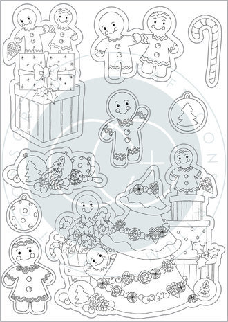 Craft Consortium Candy Christmas Clear Stamps Decorate (CCSTMP081) Craft Consortium Candy Christmas Clear Stamps Decorate (CCSTMP081)