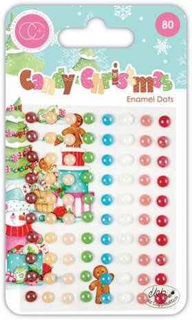 Craft Consortium Candy Christmas Enamel Dots (CCADOT025) Craft Consortium Candy Christmas Enamel Dots (CCADOT025)