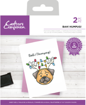 Crafter's Companion Punny Christmas Clear Stamp Bah! Humpug (CC-STP-BAHM) Crafter's Companion Punny Christmas Clear Stamp Bah! Humpug (CC-STP-BAHM)