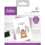Crafter's Companion Punny Christmas Clear Stamp Christmoose (CC-STP-CHMO)