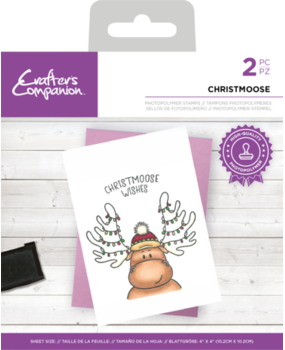 Crafter's Companion Punny Christmas Clear Stamp Christmoose (CC-STP-CHMO) Crafter's Companion Punny Christmas Clear Stamp Christmoose (CC-STP-CHMO)