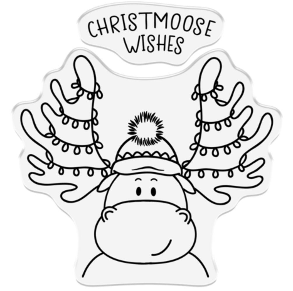 Crafter's Companion Punny Christmas Clear Stamp Christmoose (CC-STP-CHMO) Crafter's Companion Punny Christmas Clear Stamp Christmoose (CC-STP-CHMO)
