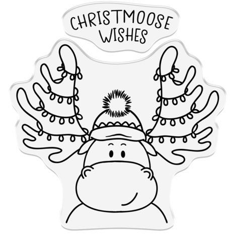 Crafter's Companion Punny Christmas Clear Stamp Christmoose (CC-STP-CHMO) Crafter's Companion Punny Christmas Clear Stamp Christmoose (CC-STP-CHMO)