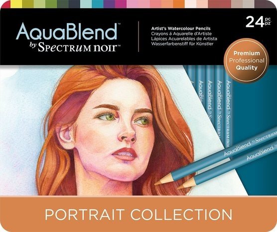 Spectrum Noir AquaBlend Pencils Portrait (24pcs) (SN-AQBL-POR24) Spectrum Noir AquaBlend Pencils Portrait (24pcs) (SN-AQBL-POR24)