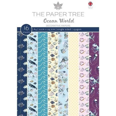 The Paper Tree Ocean World Decorative Papers (PTC1209) The Paper Tree Ocean World Decorative Papers (PTC1209)