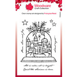 Woodware Silent Night Globe Clear Stamps (FRS943)