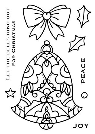 Woodware Christmas Bell Clear Stamps (FRS947) Woodware Christmas Bell Clear Stamps (FRS947)