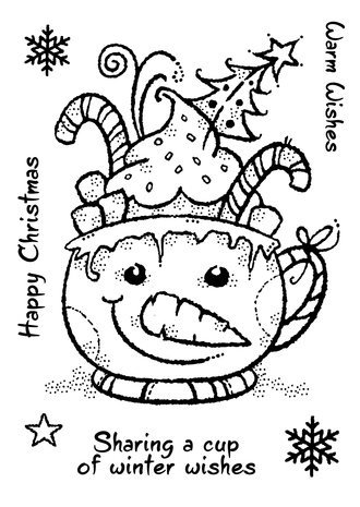 Woodware Frosty Cup Clear Stamps (FRS949) Woodware Frosty Cup Clear Stamps (FRS949)