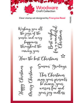 Woodware Loving Christmas Clear Stamps (FRS951) Woodware Loving Christmas Clear Stamps (FRS951)