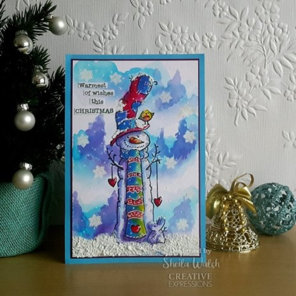 Woodware Tall Snowman Clear Stamps (FRS422) Woodware Tall Snowman Clear Stamps (FRS422)