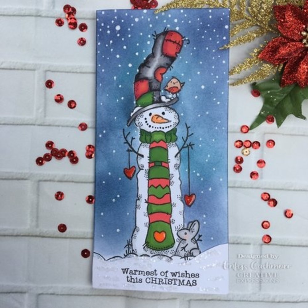 Woodware Tall Snowman Clear Stamps (FRS422) Woodware Tall Snowman Clear Stamps (FRS422)
