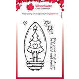 Woodware Tree Light Bulb Clear Stamps (FRM045)