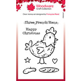 Woodware French Hen Clear Stamps (FRM047)