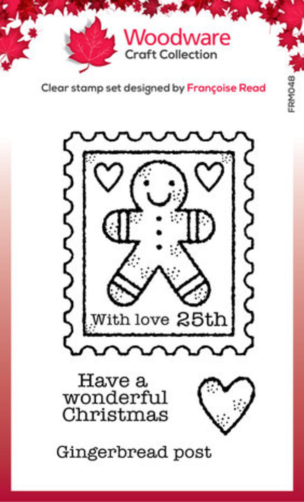 Woodware Gingerbread Stamp Clear Stamps (FRM048) Woodware Gingerbread Stamp Clear Stamps (FRM048)