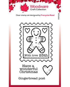 Woodware Gingerbread Stamp Clear Stamps (FRM048) Woodware Gingerbread Stamp Clear Stamps (FRM048)