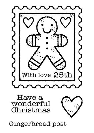 Woodware Gingerbread Stamp Clear Stamps (FRM048) Woodware Gingerbread Stamp Clear Stamps (FRM048)