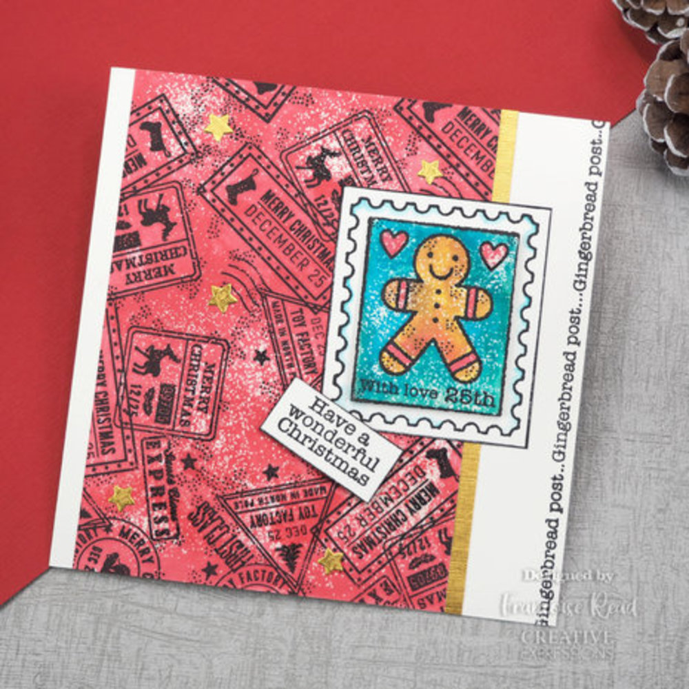 Woodware Gingerbread Stamp Clear Stamps (FRM048) Woodware Gingerbread Stamp Clear Stamps (FRM048)