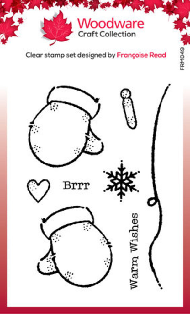 Woodware Gloves Clear Stamps (FRM049) Woodware Gloves Clear Stamps (FRM049)