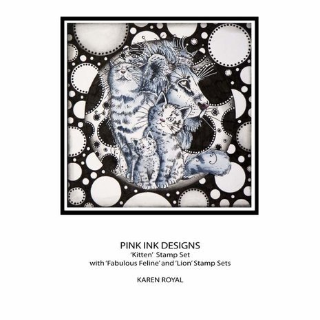 Pink Ink Designs Fauna Series Kitten A5 Clear Stamp (PI185) Pink Ink Designs Fauna Series Kitten A5 Clear Stamp (PI185)