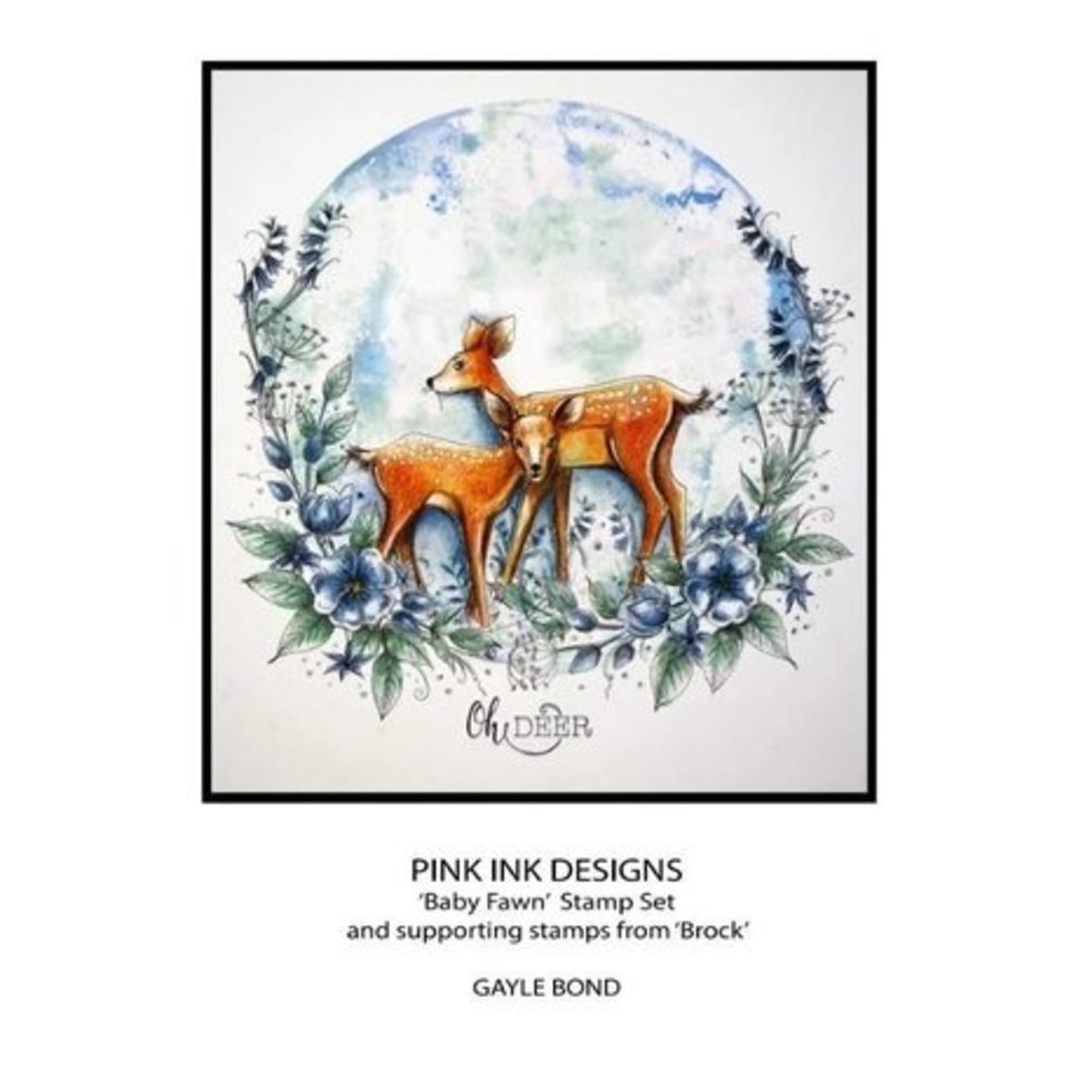 Pink Ink Designs Fauna Series Fawn A5 Clear Stamp (PI186) Pink Ink Designs Fauna Series Fawn A5 Clear Stamp (PI186)