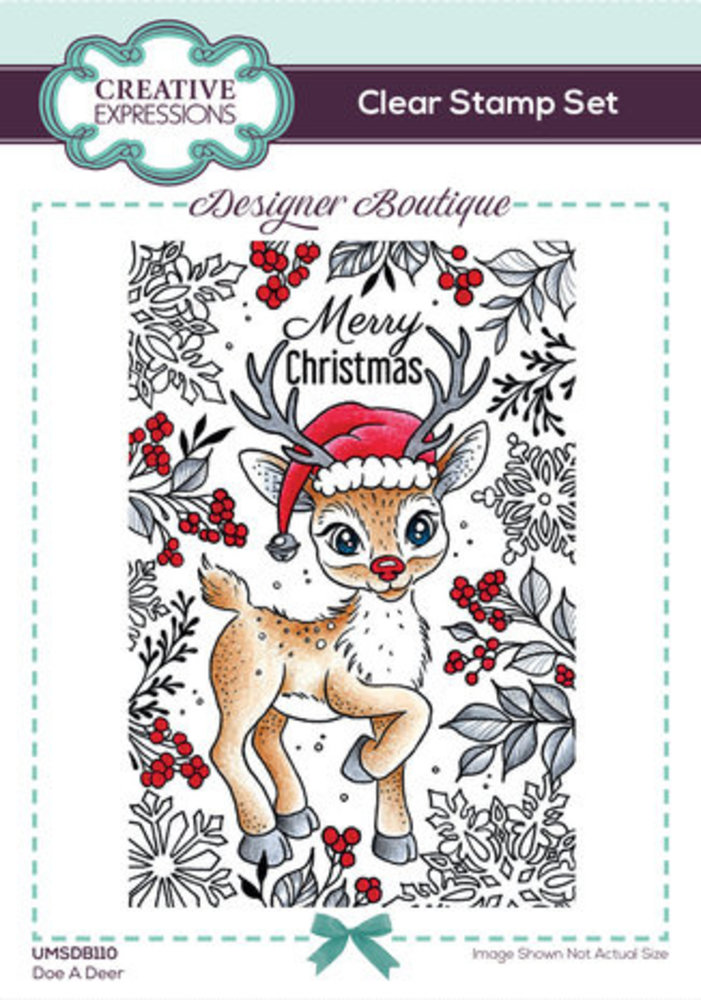 Creative Expressions Designer Boutique A6 Clear Stamp Doe A Deer (UMSDB110) Creative Expressions Designer Boutique A6 Clear Stamp Doe A Deer (UMSDB110)