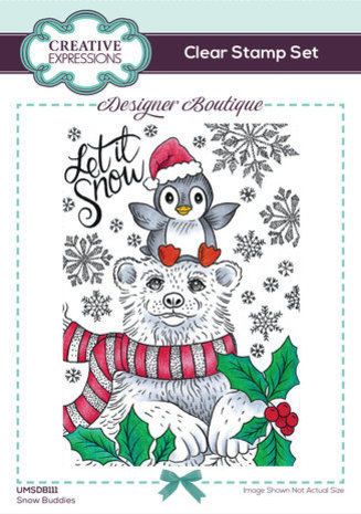 Creative Expressions Designer Boutique A6 Clear Stamp Snow Buddies (UMSDB111)