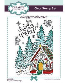 Creative Expressions Designer Boutique A6 Clear Stamp Gingerbread Cottage (UMSDB114) Creative Expressions Designer Boutique A6 Clear Stamp Gingerbread Cottage (UMSDB114)