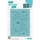Nellie Snellen Stamping Dies Rectangle Christmas Poinsettia (STAD017)*