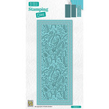 Nellie Snellen Stamping Dies Slimline Christmas Branches with Berries (STAD019)*