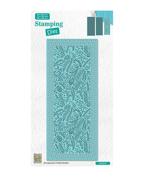 Nellie Snellen Stamping Dies Slimline Christmas Branches with Berries (STAD019)* Nellie Snellen Stamping Dies Slimline Christmas Branches with Berries (STAD019)*
