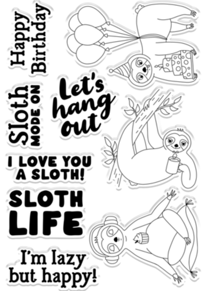 Crafter's Companion Sloth Mode On Clear Stamps (CC-CA-ST-SLMO) Crafter's Companion Sloth Mode On Clear Stamps (CC-CA-ST-SLMO)