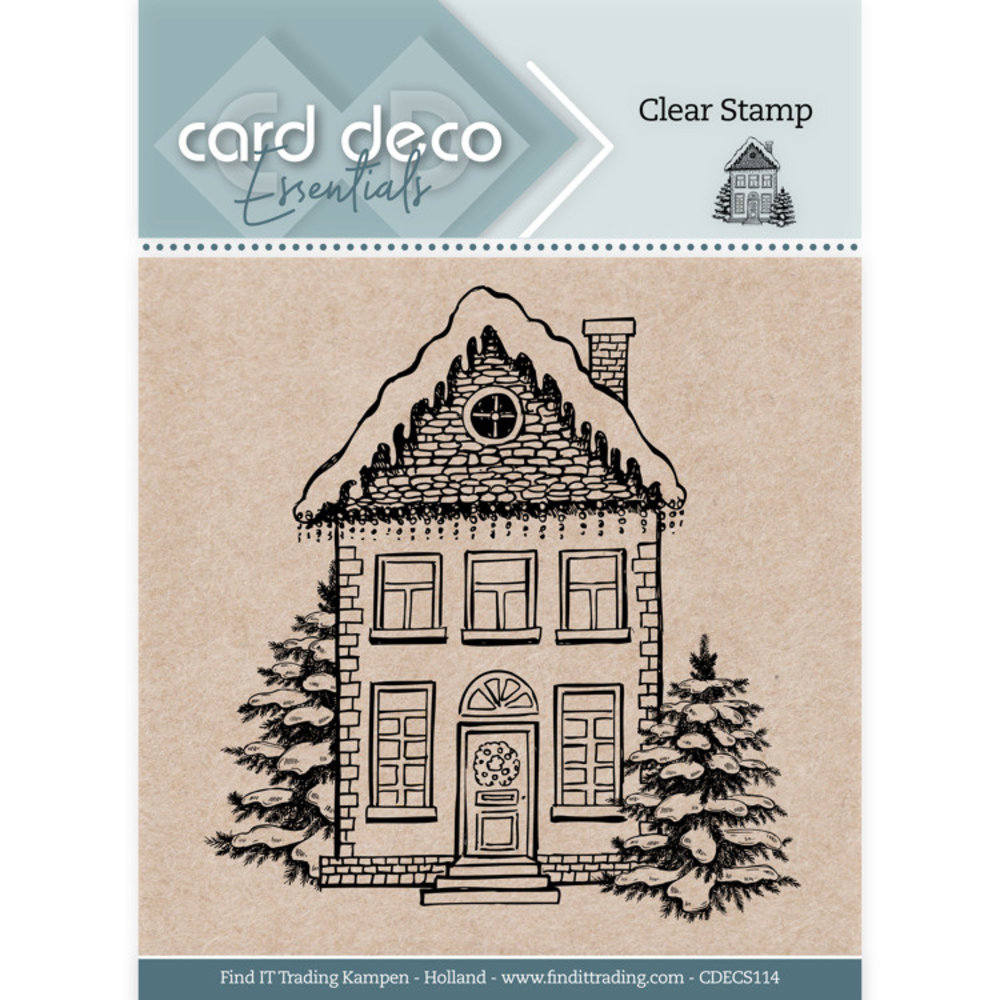 Card Deco Clear Stamp Christmas House (CDECS114) Card Deco Clear Stamp Christmas House (CDECS114)